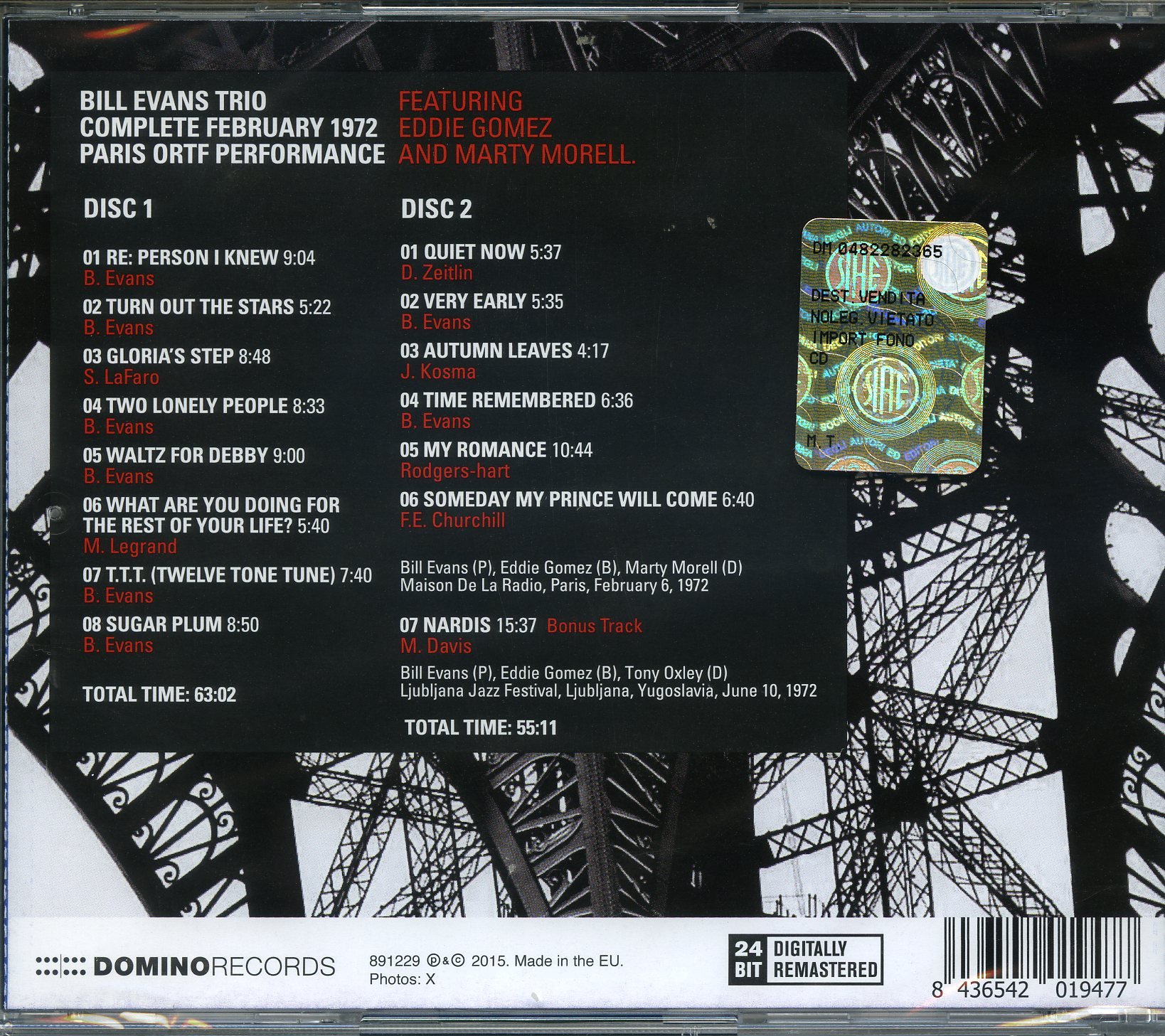 Complete February 1972 Paris Ortf Performance | Desertcart